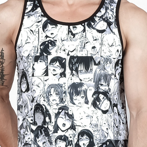 Solid Color Breathable Tank Top Custom Logo Ribbed Vests Knitted Fitness Gym Stringer <b>Singlet</b> <b>for</b> <b>Men</b> training workout session - Product Image 6