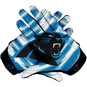 Gants de football américain confortables et légers avec fermeture auto-agrippante, design d'équipe personnalisé, unisexe, toutes saisons - Product Image 6
