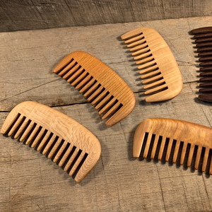 Peigne en bois de Neem naturel, écologique et fait main, pour démêler en douceur, favoriser des cheveux sains et brillants, améliorer la force du cuir chevelu, usage quotidien A+ - Product Image 2