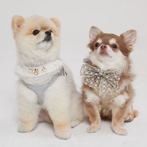 สายรัดสัตว์เลี้ยงแบบ OEM สกรีนโลโก้ได้ สายรัดสำหรับสุนัขและแมว สายรัดที่เหมาะกับแมว มีหลายสีให้เลือก สายรัดหนัง สายรัดสำหรับพาสัตว์เลี้ยงเดิน สายรัดแบบมีแผ่นรอง - Product Image 4