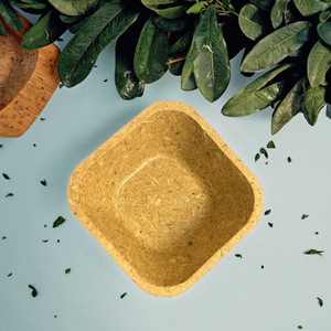 HarvestBite 180 ml 6 oz Rice Bran Husk Bowl Biodegradable Compostable Natural Single Use Eco <b>Container</b> - Product Image 1