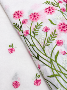 Tissu brodé fantaisie pour vêtements, tissu à broder pour fabricants de robes, fournisseur et exportateur pour le commerce international. - Product Image 5