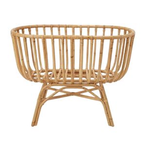 Cuna de Mimbre Natural Hecha a Mano para Muñecas, Cama Duradera de Mimbre para Muñecas, Muebles de Juego de Roles para Niños, Cesta de Almacenamiento para Guardería, Regalo - Product Image 2