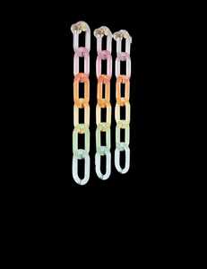 Cadena de Resina Decorativa con Eslabones de Acrílico Estilo Caparazón de Tortuga, Adorno para Mesa de Centro, Escultura Decorativa para Sala de Estar - Product Image 4