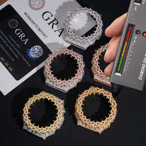 Custom GA2100 Compatible Watch Iced Out Bezel Stainless Steel Luxury Style GA2100 Style Custom Watch Steel <b>Case</b> Iced Out Premium - Product Image 4