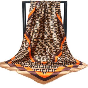High Quality Eco-friendly 100% Silk Satin Women's Scarf Custom Printed OEM Service Breathable & Comfortable Daily Outdoor Wear - Product Image 1