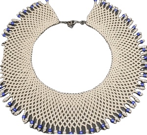 Joyería de Moda para Mujer, Collar de Encaje Blanco, Collar de Novia, Regalo de San Valentín para Ella, Joyería Hecha a Mano - Product Image 1