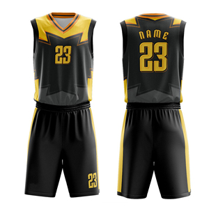 Uniformes de Baloncesto Deportivos de Corte Regular con Cuello en V, Transpirables, con Diseño de Rayas Laterales - Product Image 4