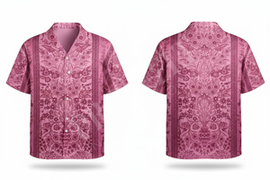 เสื้อเชิ้ตฮาวายคุณภาพสูง 100% ลายดอกไม้พิมพ์ลายวินเทจ ออกแบบเองได้ ติดกระดุม แขนสั้น สวมใส่สบายๆ สำหรับฤดูร้อน เหมาะสำหรับชายหาด สำหรับผู้ชาย - Product Image 5