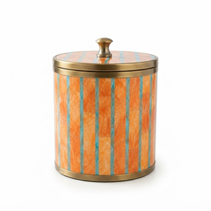 Seau à glace en acier inoxydable avec incrustation de nacre, couvercle et poignée, double paroi isolée, refroidisseur à vin MOP, articles de bar pour hôtel - Product Image 6