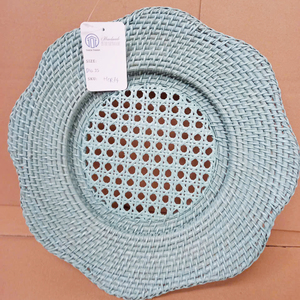 Nouveau design de set de table en rotin festonné, fabriqué au Vietnam, OEM ODM, couleur et dimensions personnalisables - Product Image 3