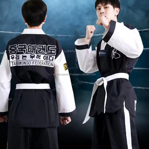 Top marque 100% coton Jiu Jitsu Gi qualité supérieure sur mesure Bjj Kimono pour la compétition d'entraînement d'arts martiaux étiré lavé - Product Image 2