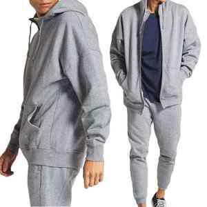 Ensemble de survêtement polaire décontracté pour homme, deux pièces en polyester, idéal pour l'hiver – Nouvelle collection à succès - Product Image 1