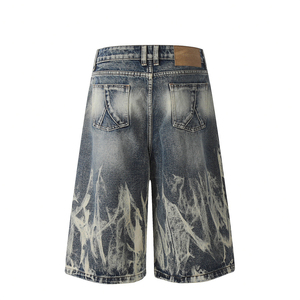 Pantalones Cortos de Mezclilla para Hombre, Venta al Por Mayor, Tela de Mezclilla de Algodón Premium, Corte Recto, Estilo Casual y Urbano - Product Image 2
