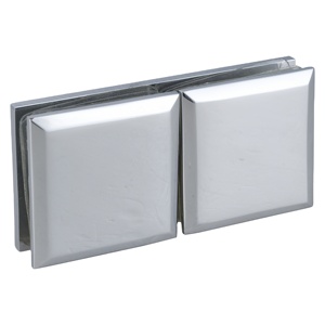 OEM ODM 180 Degree Glass to Glass Clamp Solid Brass Measured in Inches Glass Railing Hardware - Product Image 1