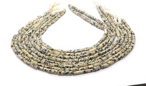 Perles en forme de tube lisses en Starmox naturel AAA, perles en pierre précieuse en tube de Starmox naturel, 14 pouces, perles simples en Starmox pour la fabrication de bijoux - Product Image 5