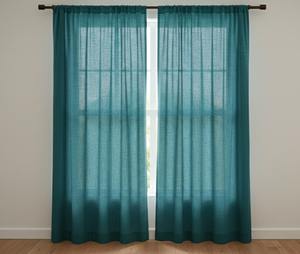 Paneles de Cortina Personalizados de Lujo 100% Algodón, Modernos/de Tamaño Personalizado, para Hogar, Hotel, Banquete, Cafetería, Boda, Hospital, con Bolsillo - Product Image 1