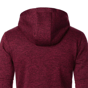 Sudadera con capucha y cremallera completa personalizada para hombre – Sudadera de algodón de alta calidad, color liso, con cremallera, cómoda, estilo urbano - Product Image 6