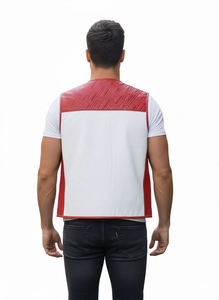 Chaleco de Seguridad para Motociclistas, Talla Grande, Resistente al Viento, de Cuero Genuino de Alta Calidad, Modelo 2026, Personalizable OEM - Product Image 6