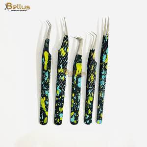 Alta Precisión 45 °   Pinzas para Extensión de Pestañas con Punta Puntiaguda de Acero Inoxidable, Herramienta para Artistas de Pestañas - Product Image 4