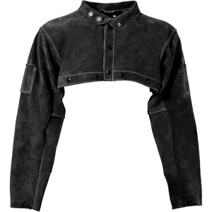 Manches de protection thermorésistantes pour soudeurs, en cuir de vachette de qualité supérieure, pour une protection contre les étincelles, manches de travail robustes. - Product Image 1