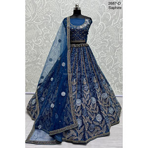 Nupcial Indio Desgaste Terciopelo Colecciones Para Novia Con Zarkhan Trabajo Por Fabzone - Product Image 4