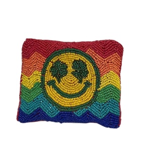 Monedero bordado con cuentas de semillas hecho a mano para mujeres y niñas con color personalizado por MD HANDICRAFTS - Product Image 1