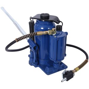 Martinetto idraulico pneumatico da 20 tonnellate/44029 libbre con gamma di sollevamento di 10,2-19,7 pollici, pompa ad aria manuale completamente saldata per auto - Product Image 3