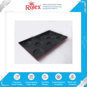 Professional Supplier Selling Best Quality Oven Safe Heavy Duty Non-Stick Coated Washable Aluminized Steel Burger Bun Tray - Product Image 2