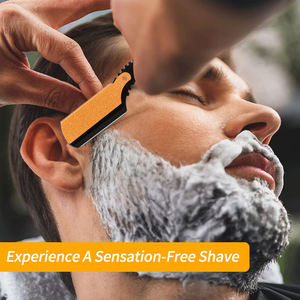 Superior Quality Professional Ring Barber <b>Razor</b> Beard Hair Cutting Stainless Steel <b>Single</b> <b>Blade</b> Lightweight Barbershop Use - Product Image 6