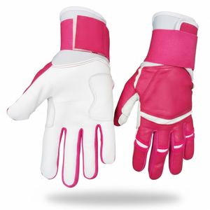 Gants de frappe de baseball en cuir véritable à poignet long, pour adultes, jeunes, professionnels, hommes/femmes, softball, sur mesure, légers - Product Image 1