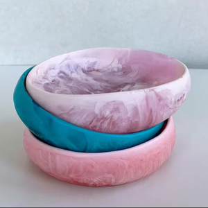 Tazón para Servir de Resina Pulida, Ecológico y Duradero, Hecho a Mano en India, Tamaño Personalizado, Envío Gratis, Mejor Precio en Línea - Product Image 1
