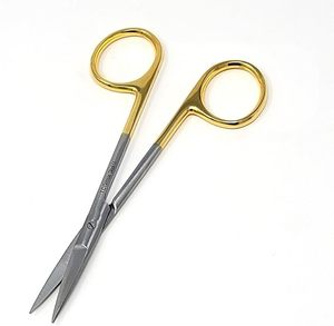 กรรไกรตัดม่านตาทางการแพทย์คุณภาพสูง ใบมีดตรง ตัดละเอียด สำหรับมืออาชีพ ได้รับการรับรองมาตรฐาน ISO - Product Image 2