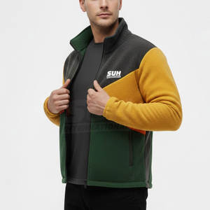 Chaqueta Sherpa para Hombre de Alta Calidad, Cuello Alto, Logotipo Frontal, Transpirable, Ecológica, para Invierno, a Precio Económico - Product Image 4