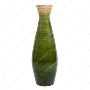 Vietrustic Flower Vase Decor Holder Lacquer <b>Bamboo</b> <b>Table</b> and Floor Vase For Centerpiece - Product Image 5
