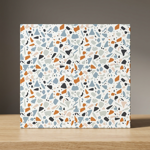Carrelage antidérapant en céramique 3D pour salle de bain intérieure 400x400mm et carreaux de sol en terrazzo - Product Image 4