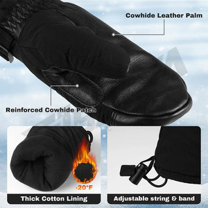 Winter Waterproof Ski Gloves for Men Women Snowboard Gloves Liner Thermal Warm Ski Gloves - Product Image 3