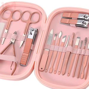 18pcs Infant Stainless Steel <b>Nail</b> Clippers Kit Manicure Set Professional Portable Classic Luxury <b>Nail</b> Care Grooming Tools - Product Image 4