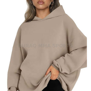 Suéter de Punto con Capucha para Mujer, Corte Holgado, Informal, para Invierno, Colores Personalizados Disponibles - Product Image 1