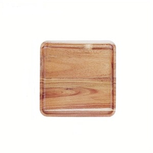 Bandeja de Servir de Madera Rústica Personalizada, Rectangular y Larga, con Asas de Metal, Moderna y Decorativa, para Charcutería - Product Image 2