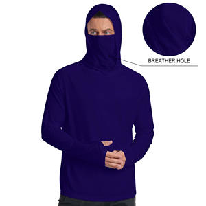 Hoodie de pêche pour homme, sur mesure, protection solaire, sublimation, manches longues, jersey de pêche 100% polyester, respirant, séchage rapide - Product Image 3