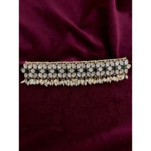 Sangeetha Jewellers Femme Argent 92.5 Moissanite Cute Choker Elegant Silver Necklaces Collection - Product Image 1