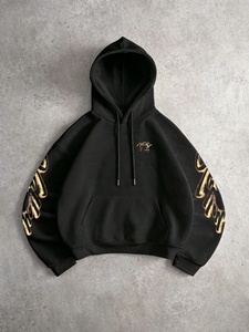 เสื้อฮู้ดดี้ผ้าฟลีซคอตตอนหนานุ่ม พิมพ์ลายกราฟิกตามสั่ง สำหรับแบรนด์แฟชั่น ขายส่ง - Product Image 1