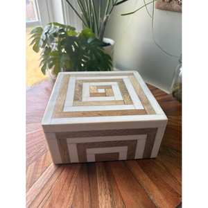 Boîtes de rangement décoratives en os naturel incrusté, vaisselle artisanale pour une présentation élégante (vente en gros) - Product Image 5