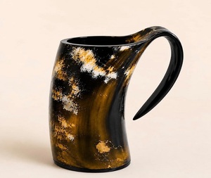 BEST Quality Eco-Friendly Handmade American Style Material Buffalo Horn Mug Handle <b>Beer</b> Wine F S International Customized - Product Image 5