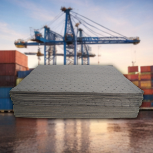 แผ่นดูดซับสารเคมีอเนกประสงค์ 200 แผ่น สำหรับควบคุมการรั่วไหลของน้ำมัน สารเคมี และน้ำ ในโรงงาน โรงซ่อม ห้องปฏิบัติการ และพื้นที่บำรุงรักษา - Product Image 1