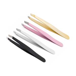 Pinzas de Maquillaje de Alta Calidad, Pinzas para Cejas Coloridas con Logotipo Personalizado - Product Image 5