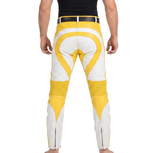 <b>Men</b> Waterproof <b>Leather</b> Biker <b>Pants</b> Custom Design <b>Men</b> Moto <b>Leather</b> <b>Pants</b> Wholesale <b>Men</b> Pocket Genuine <b>Leather</b> Biker <b>Pants</b> - Product Image 2