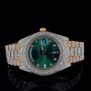 Elegante Reloj de Diamantes Moissanite de Alta Calidad, Estilo Hip Hop Urbano, Disponible en Grandes Cantidades desde India - Product Image 1