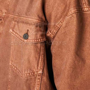 <b>Men</b> Winter Jeans <b>Jacket</b> Front Logo Casual Everyday Streetwear Washed <b>Long</b> Sleeve Standard Thickness 100% Cotton Outerwear Quick - Product Image 6